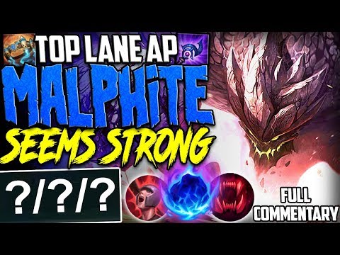 TOP LANE AP MALPHITE SEEMS STRONG | WITH ONE PROBLEM... | Malphite vs GangPlank S8 Ranked Gameplay