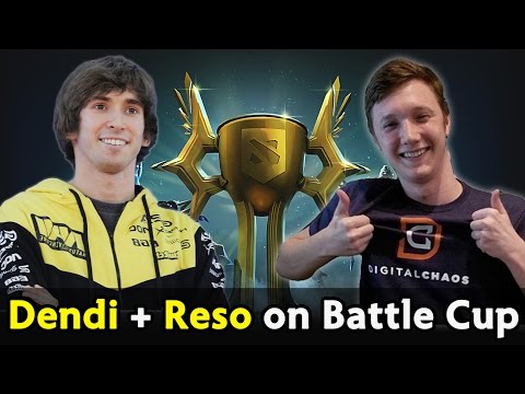 Dendi and Resolution on Battle Cup