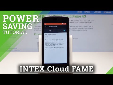 How to Activate Power Saver in INTEX Cloud FAME 4G - Extend Battery Life