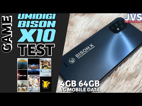 Umidigi Bison X10 Game Test Using 4G Data - Filipino | Mediatek Helio P60 | 4GB 64GB |