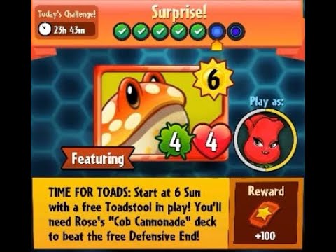 SURPRISE !!! Daily Event 7 th jan 2018Plants vs Zombies Heroes Day 6