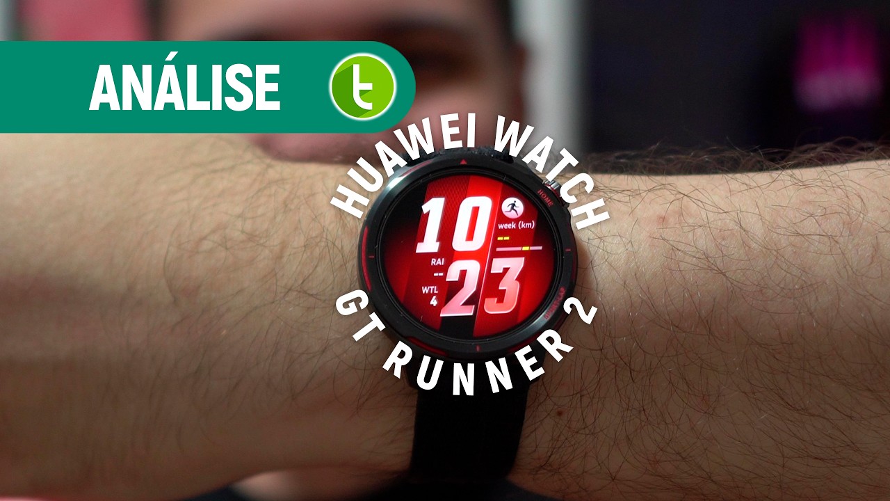 Miniatura da avaliação em vídeo de Smartwatch HUAWEI WATCH GT Runner 2 Laranja