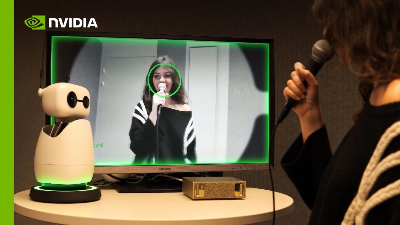 Meet the AI Photo Booth: DGX Spark + Reachy Mini at CES