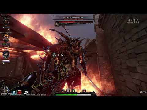 Winds of Magic Beta 2: Cataclysm with Bots - Witch Hunter Captain(Billhook/Brace of Pistols)