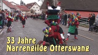 preview picture of video 'Umzug Otterswang 2014 - 33 Jahre Narrengilde Otterswang'