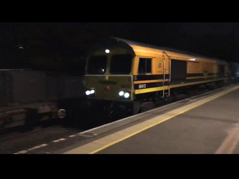 66413 at Water Orton 18-10-18 night