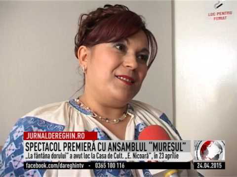 SPECTACOL PREMIERĂ CU ANSAMBLUL “MUREŞUL”(2015 04 24)