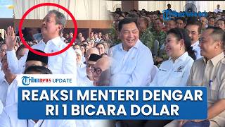Reaksi Para Menteri saat Prabowo Sebut Orang Desa Tak Pakai Dolar: Yang Susah yang Doyan ke Luar