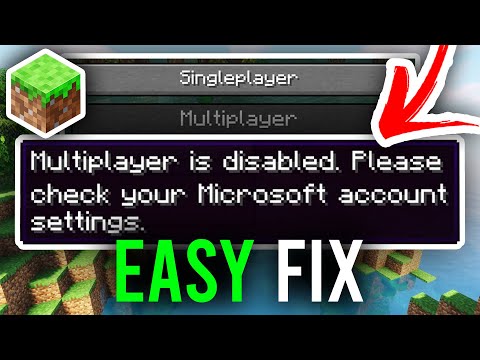 How To Fix Minecraft Multiplayer Not Working [Easy Fix] | Minecraft Multiplayer Disabled