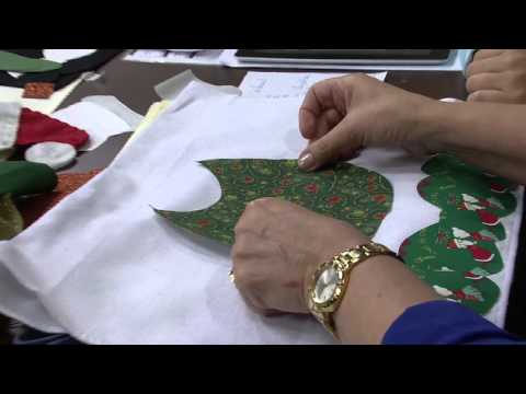 Pano de Copa : tema Natal - Maria Helena Gobbi - 30/10/2013 - Mulher.com - Parte 1/2