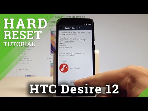 How to Factory Reset HTC Desire 12 - Wipe Data / Format System |HardReset.Info
