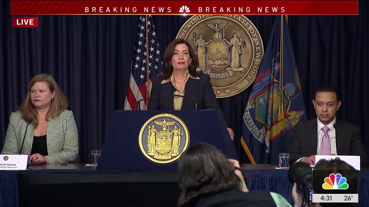 Gov. Hochul says she will not remove Mayor Adams from office but will impose limits on his authority