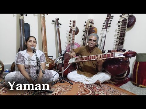 [Veena-Vani Duet] Raga Alapana in Raga Yaman