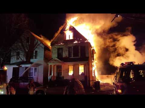 Buffalo FD 2 Alarm fire 740 S.Division Part 1