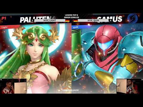 DHDE20 - mYr | Light (Palutena) Vs. mYr | quiK (ZSS, Samus) - Losers Top 8 - Smash Singles