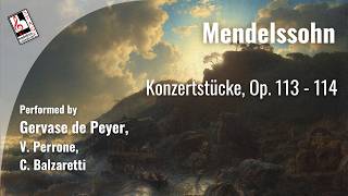 Download lagu Mendelssohn: Konzertstücke Op. 113-114 | Gervase De Peyer, Vincenzo Perrone, Carlo Balzaretti mp3