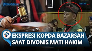EKSPRESI Kopda Bazarsah saat DIVONIS MATI oleh Hakim seusai Tembak 3 Polisi di Lampung