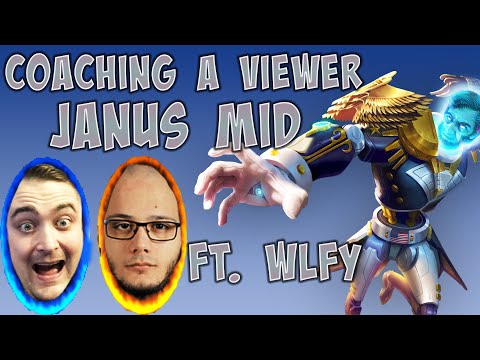 COACHING WITH A PRO: JANUS MID! Coaching a Diamond Viewer With Wlfy's Help! -SMITE