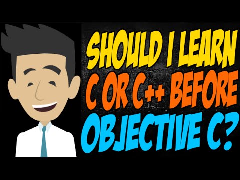 在學習Objective C之前，我應該先學習C或C++嗎？ (Should I Learn C or C++ Before Objective C?)