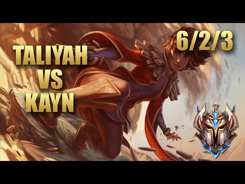 GRF Tarzan Taliyah Jungle Vs Kayn  - KR Challenger Match Summary Patch 9.19