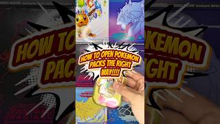 How to open pokemon packs the right way pt 13 #pokemon #pokemonpacks