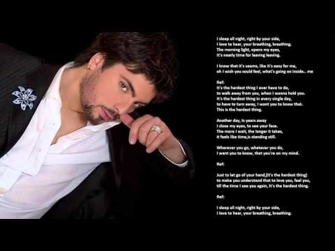 Tose Proeski - The hardest thing (HQ)