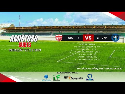 CRB/AL 4 x 2 CAP/PE | AMISTOSO SUB13