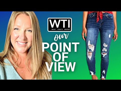 Resfeber Women's Ripped Skinny Jeans - WTI product video review