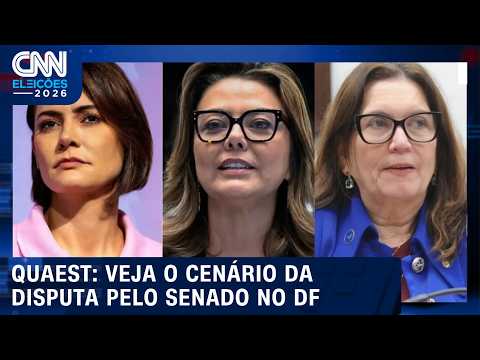 DF: Michelle tem 31% dos votos válidos; Leila, 27%; Bia, 24%, diz Quaest para Senado | CNN ELEIÇÕES