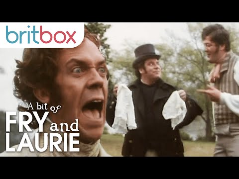 Fry & Laurie Prepare To Duel To The Death... With Handkerchiefs | A Bit of Fry and Laurie
