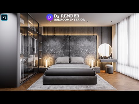 How to Create a Realistic Bedroom in D5 Render | Interior Design Tutorial
