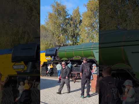 FLYING SCOTSMAN REVERSING #trainspotting #trains #steam train