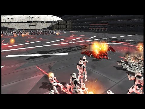 STORMTROOPER SHIP DEFENSE ~ Rebel Boarding Party - Men of War: Star Wars Mod