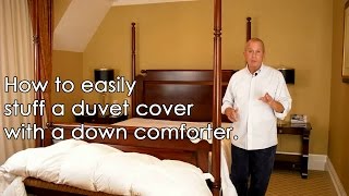 How to stuffing a duvet cover