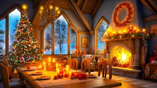 Christmas Is Coming 🎁 Enchanting Instrumental Music And The Comforting Crackling Of A Warm Fireplace
