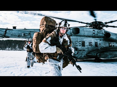 U.S. Marines in Extreme Arctic Environment in Norway . Exercise Cold Response 2022