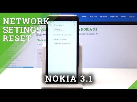How to Reset Network Settings in NOKIA 3.1 - Fix Network