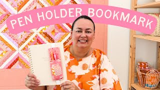 How to Sew a Pen Holder Bookmark - Quick Gift Idea to Sew