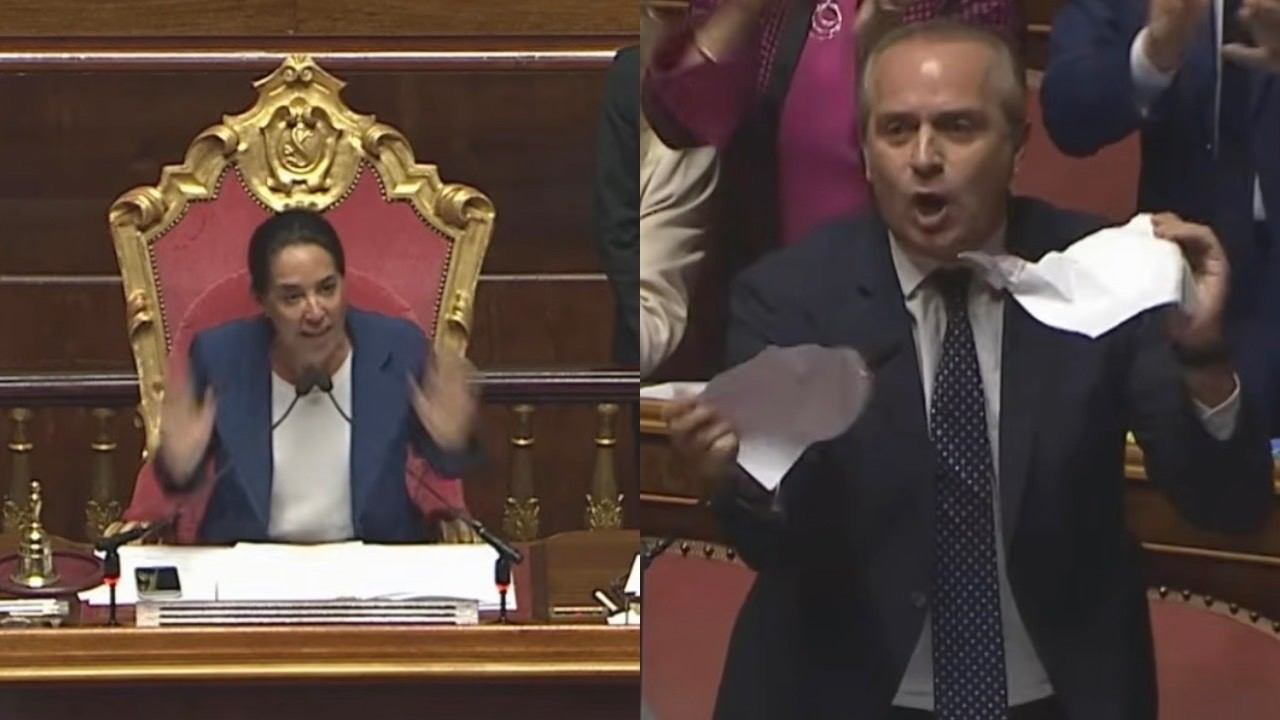 BAGARRE IN SENATO, PIRONDINI STRAPPA LA LETTERA DI FDI CON LA RICHIESTA DI DIMISSIONI DI SCARPINATO