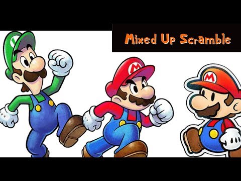 Mario and Luigi -  Paper Jam -  Mixed Up Scramble (ANIMATED)