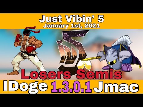 SSF2 JUST VIBIN' 5 TOP 8 LOSERS SEMIS - PRD | IDoge (Ryu) vs. SC | Jmac (Meta Knight)