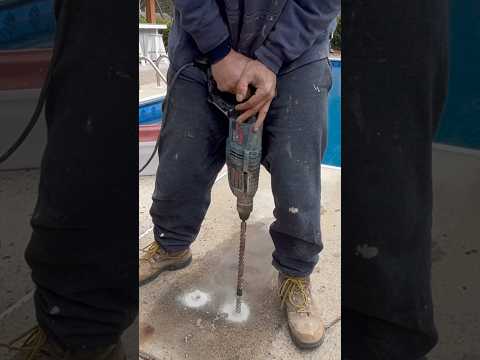 HOW TO INSTALL NEW DIVING BOARD BASE