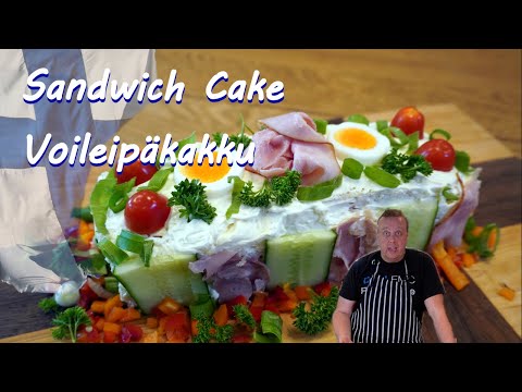 Finnish Sandwich Cake | Voileipäkakku