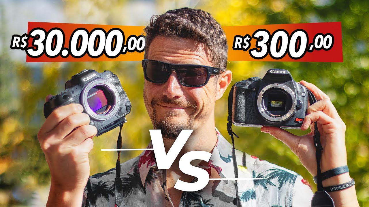 Câmera de R$30.000 vs Câmera de R$300 (Impressionante!)