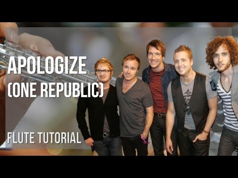 How to play Apologize by One Republic on Flute (Tutorial)