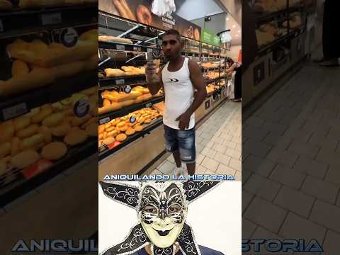 AMEGO COGE UN PAN DEL SUPERMERCADO... ¡Y EMPIEZA A COMÉRSELO ALLÍ MISMO SIN PAGARLO!