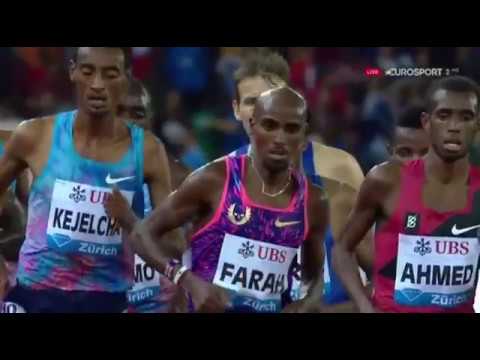 Men's 5000m  Mo Farah's last race ever- Zurich