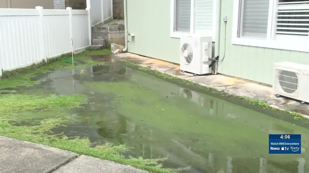 Stormy weekend leaves Windward Oahu residents cleaning damage