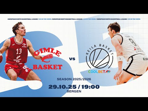 Gimle Basket v Keila Coolbet | Oct 29, 2025, 7:00 PM | ENBLeague 2025/26