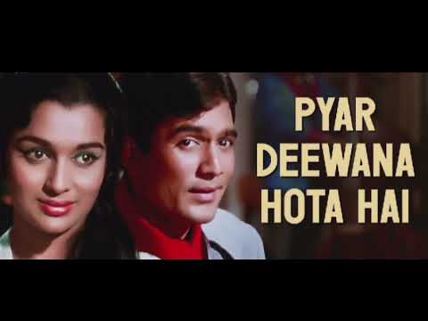 Pyar Deewana Hota Hai 4K Song : Kishore Kumar Classics 💖 Rajesh Khanna💖Hindi Romantic-Kati Patang